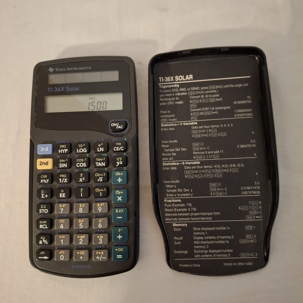 Texas Instruments TI-36X Solar Calculator - Picture 1 of 5